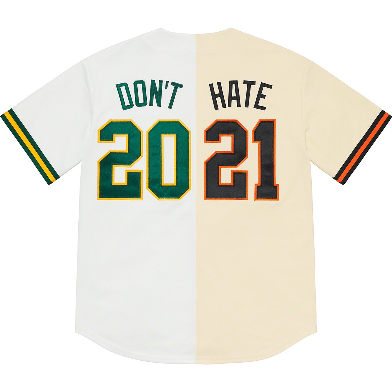 Don't Hate Baseball Jersey view 3